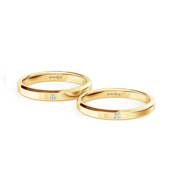 Modern Wedding Band Set NCC2035 1